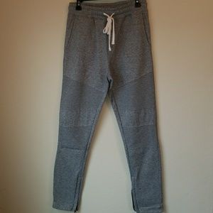 mens joggers with zippers on ankles